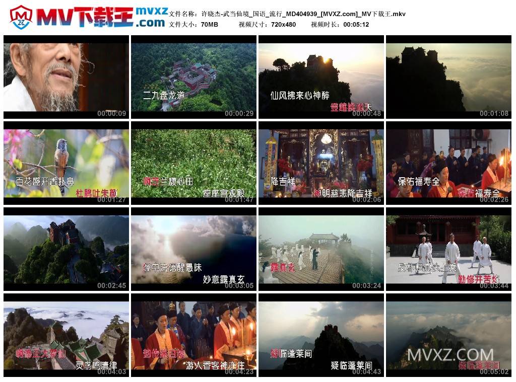 许晓杰-武当仙境_国语_流行_MD404939